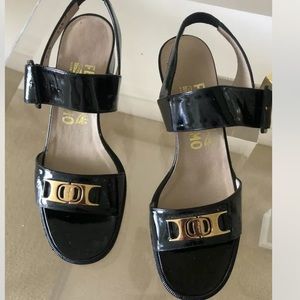 Ferragamo Patent Leather Sandals